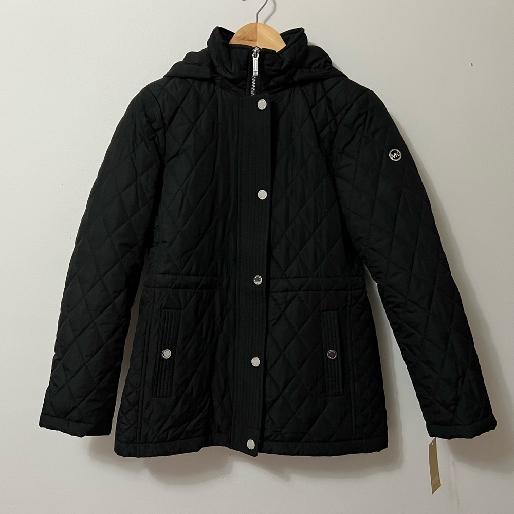 michael kors Quilted Hooded Jacket - Picture 3 of 4